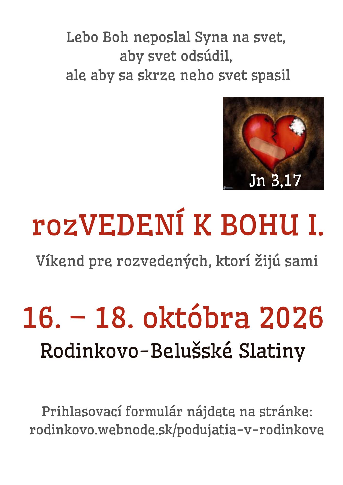Duchovná obnova rozVEDENÍ k BOHU