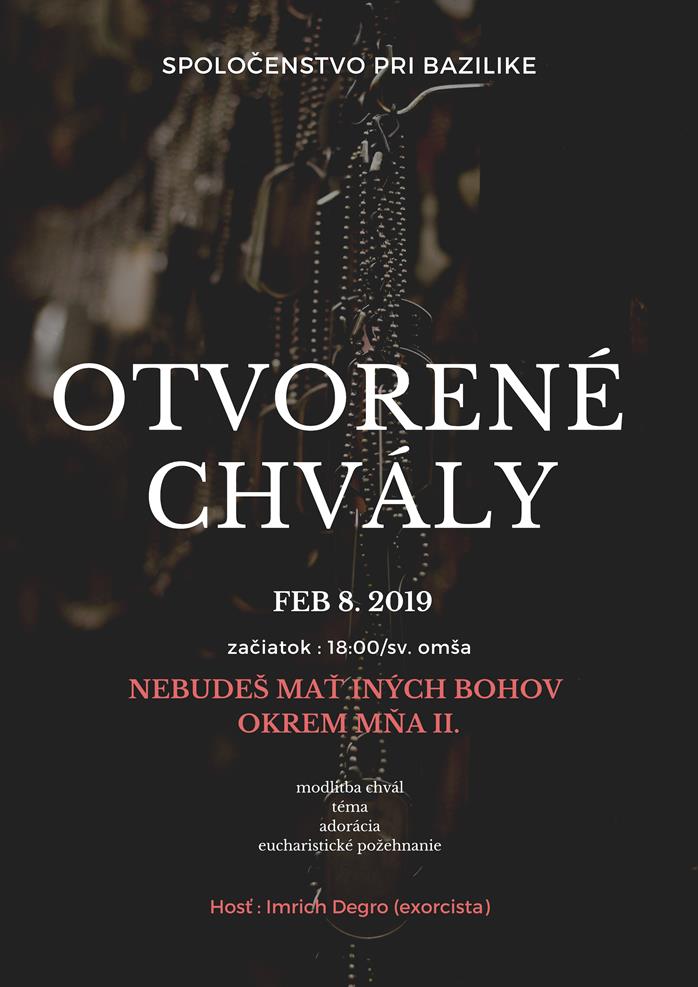 Otvorené chvály Február