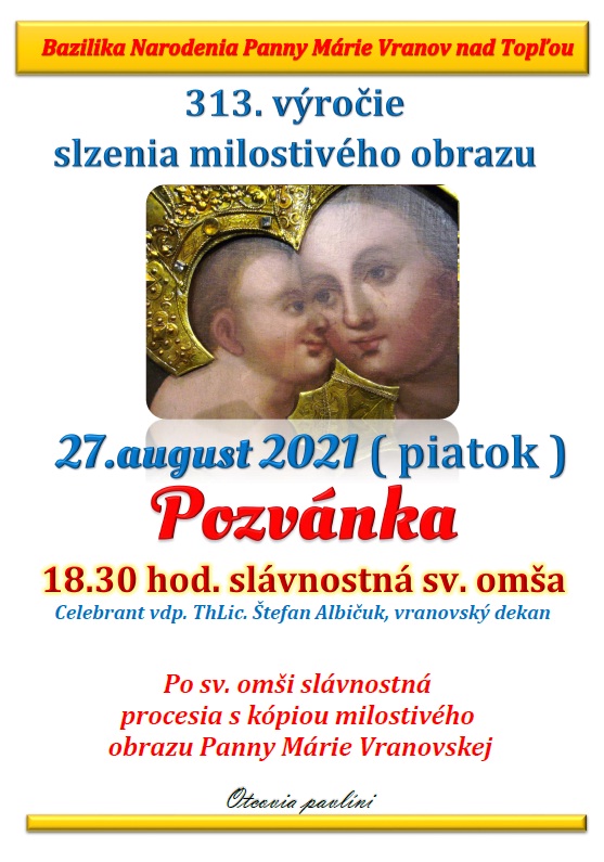 pozvánka slzenie